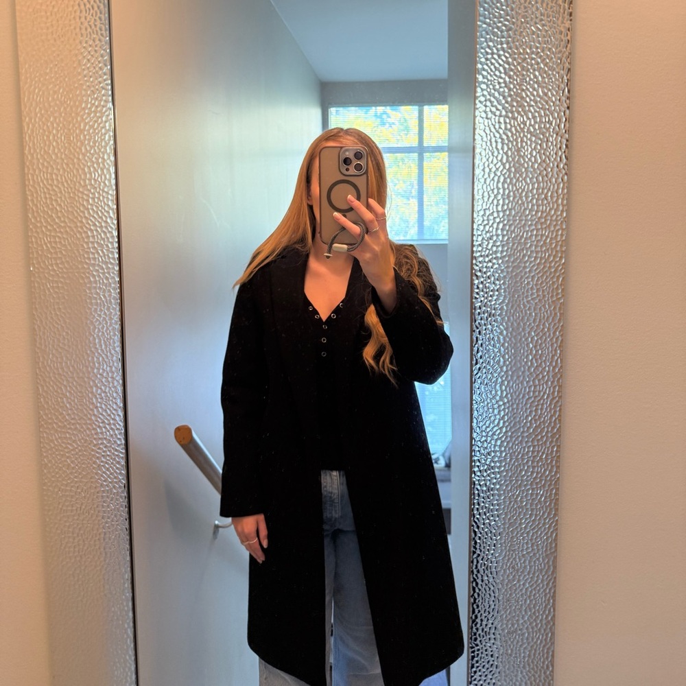 Black Zara coat